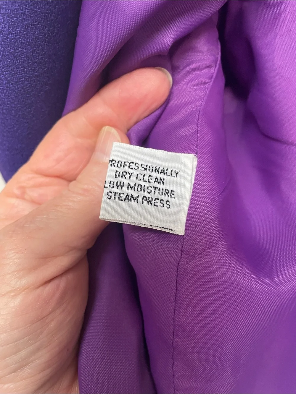 Vintage 80’s/90’s Dior Vibrant Purple Double-Breasted Blazer with Gold Buttons